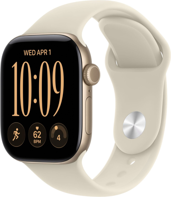 Смарт-часы Apple Watch Series 12 42mm Light Gold Aluminum Case with Sand Sport Band (S/M)