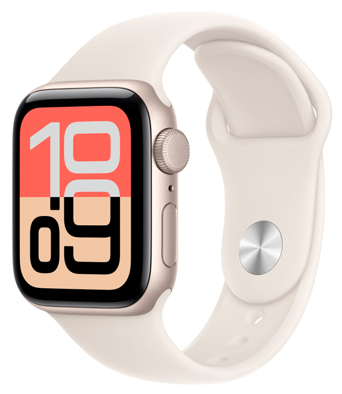 Смарт-часы Apple Watch SE Gen 3 40mm Starlight Aluminum Case with Starlight Sport Band (M/L)