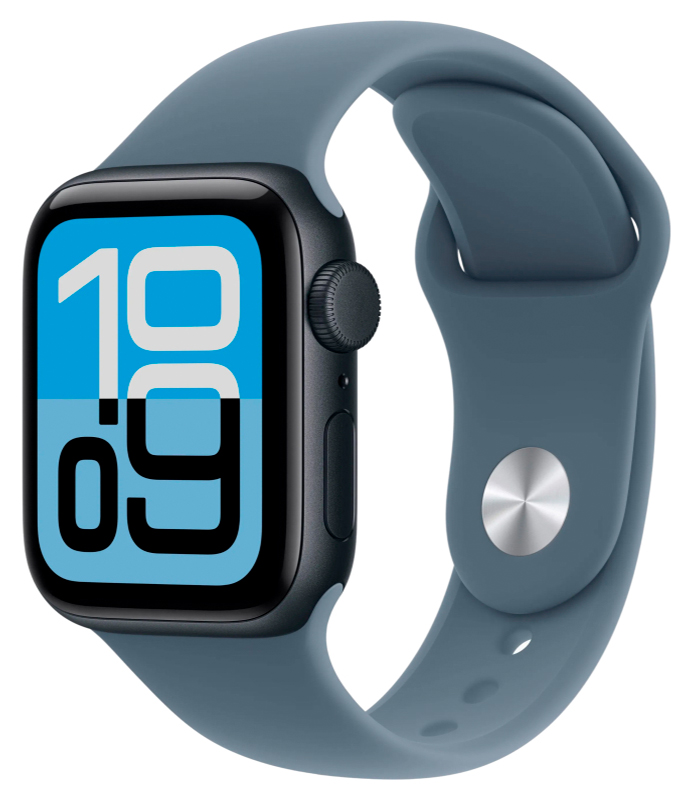 Смарт-часы Apple Watch SE Gen 3 40mm Midnight Aluminum Case with Midnight Sport Band (S/M)
