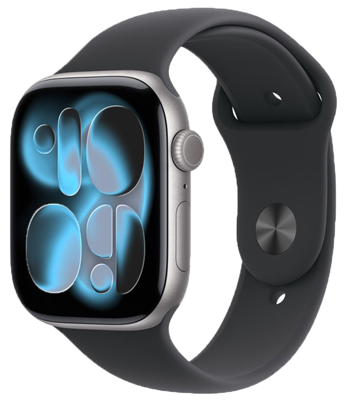 Смарт-часы Apple Watch Series 11 46mm Space Gray Aluminum Case with Black Sport Band (M/L)
