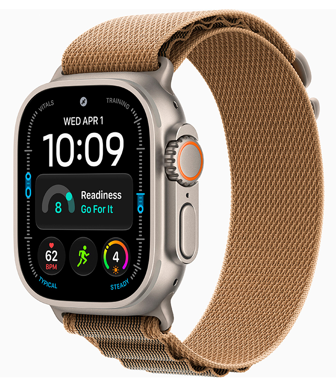 Смарт-часы Apple Watch Ultra 4 49mm Natural Titanium Case with Desert Alpine Loop (L)