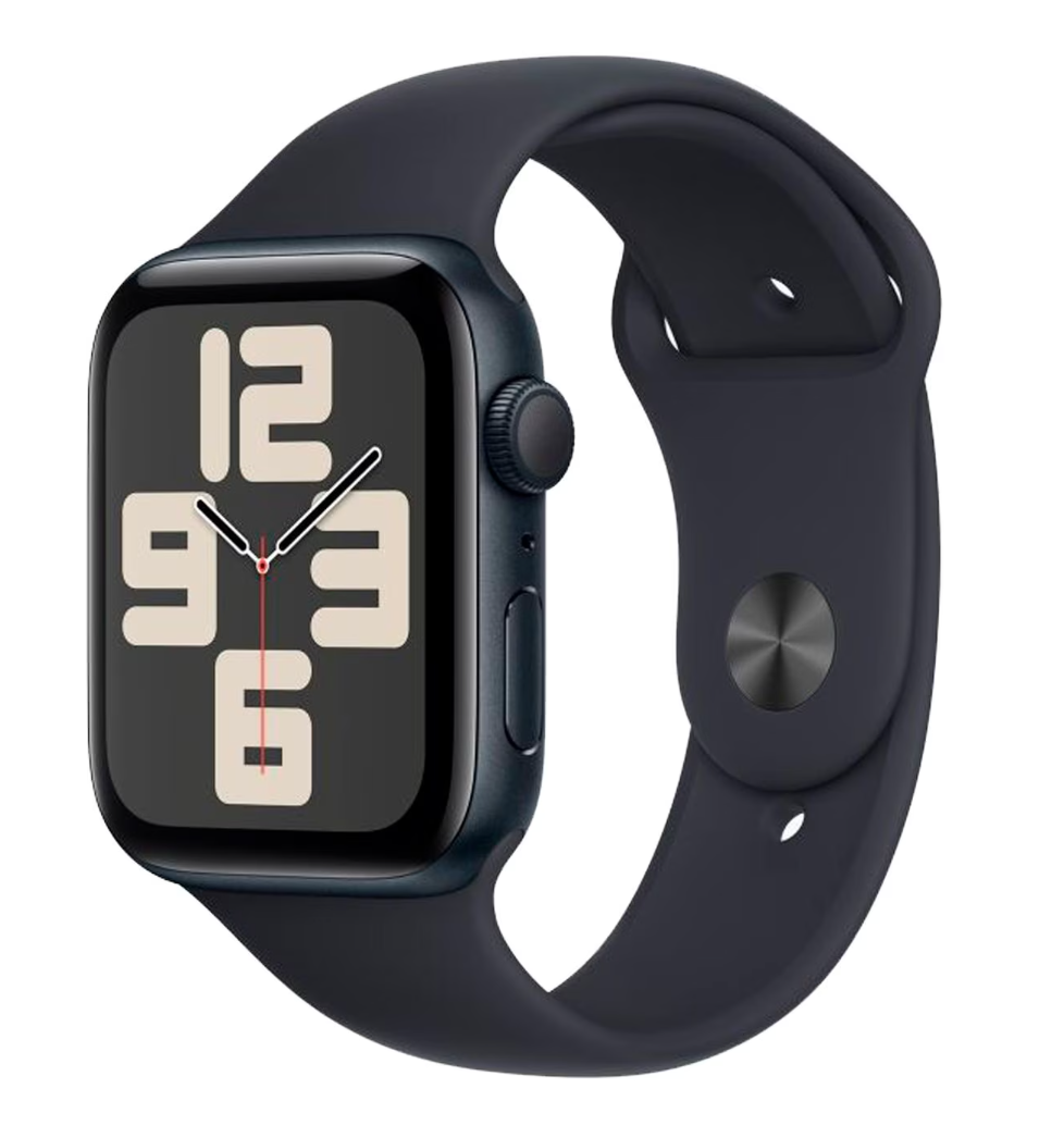 Смарт-часы Apple Watch SE (2024) 44mm Midnight Aluminium Case with Midnight Sport Band (M/L)