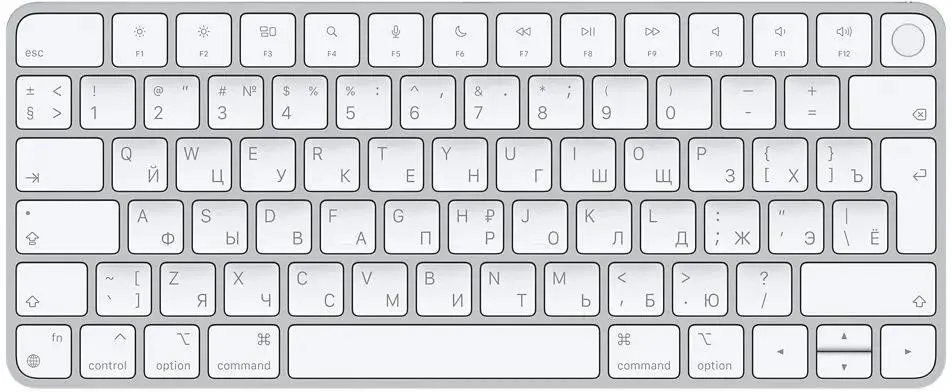 Беспроводная клавиатура Apple Magic Keyboard with Touch ID USB-C русская White (MXCK3)